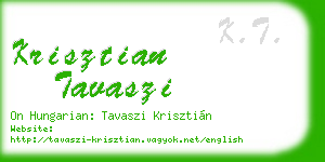 krisztian tavaszi business card